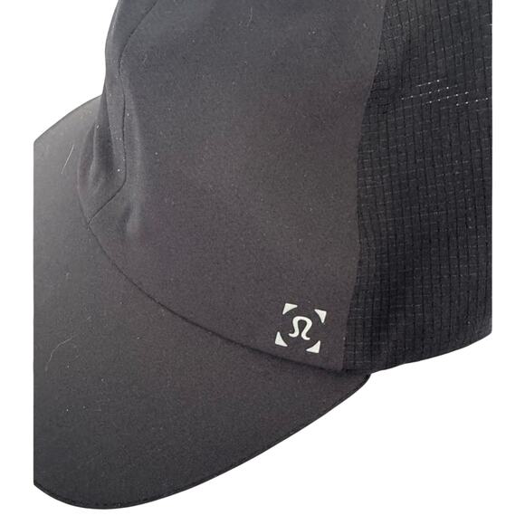 LULULEMON BLACK LOGO WOMENS SOFT HAT ONE SIZE ADJUSTABLE - Picture 1 of 4